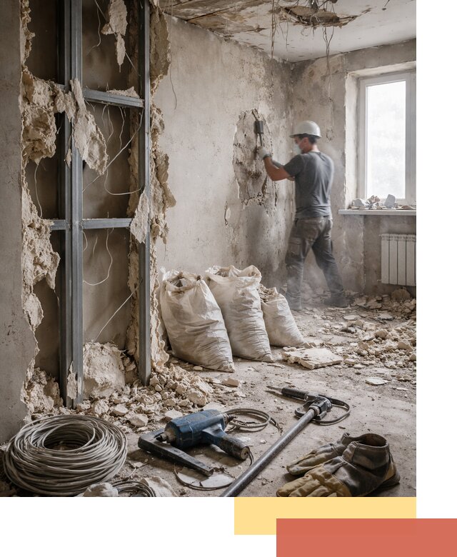 Профессиональный демонтаж зданий и конструкций в Большом Камне