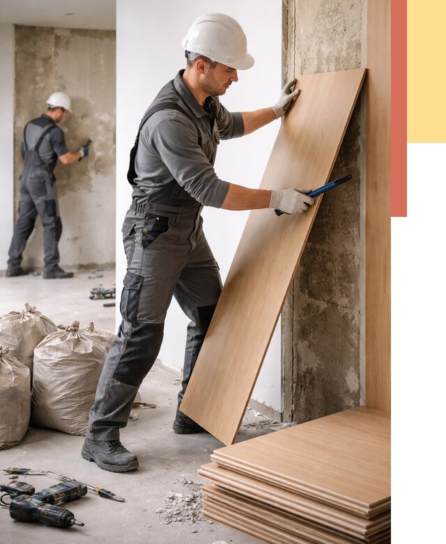 Демонтаж стеновых панелей в Большом Камне от 3549 руб. за м² быстро и недорого | ОТДЕЛОЧНИК-Бль