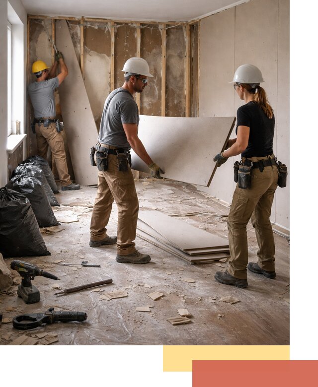 Демонтаж стеновых панелей в Большом Камне быстро и аккуратно