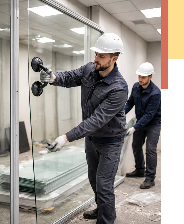 Демонтаж стеклянных перегородок в Большом Камне от 3245 руб. — быстро и недорого | ОТДЕЛОЧНИК-Бль