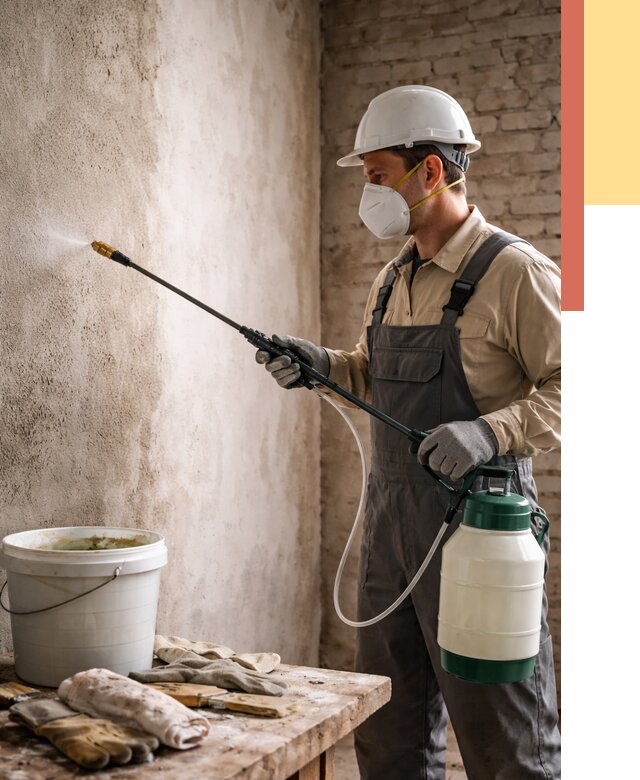 Антисептическая обработка стен в Большом Камне от 1217 руб. — быстро и недорого | ОТДЕЛОЧНИК-Бль