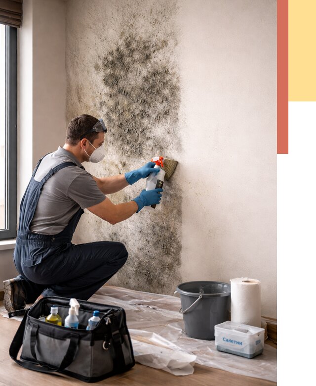 Удаление плесени со стен в Большом Камне от 2180 руб. — быстро и недорого | ОТДЕЛОЧНИК-Бль