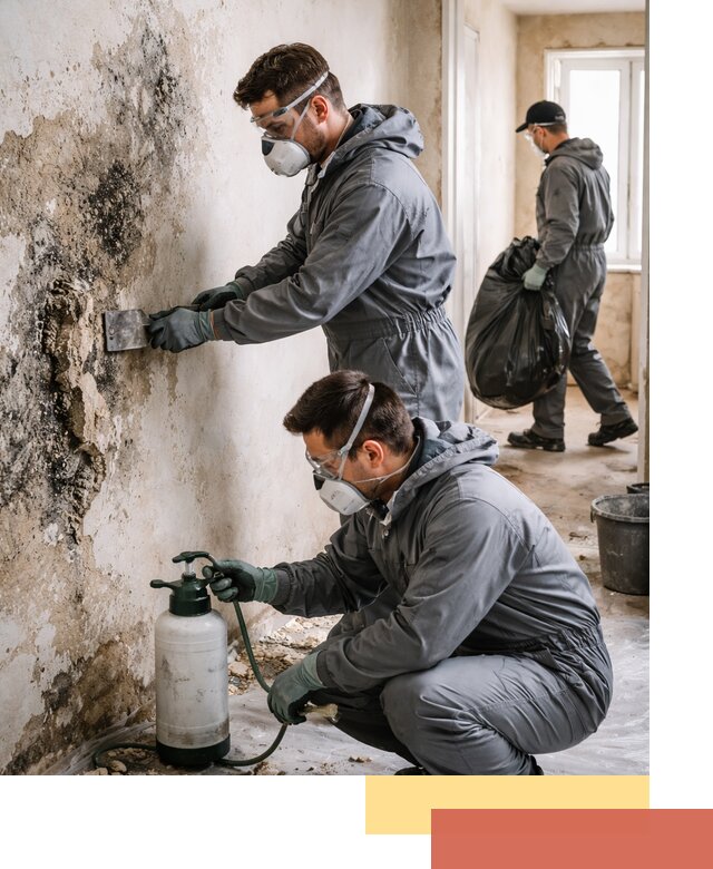 Удаление плесени со стен профессионально в Большом Камне