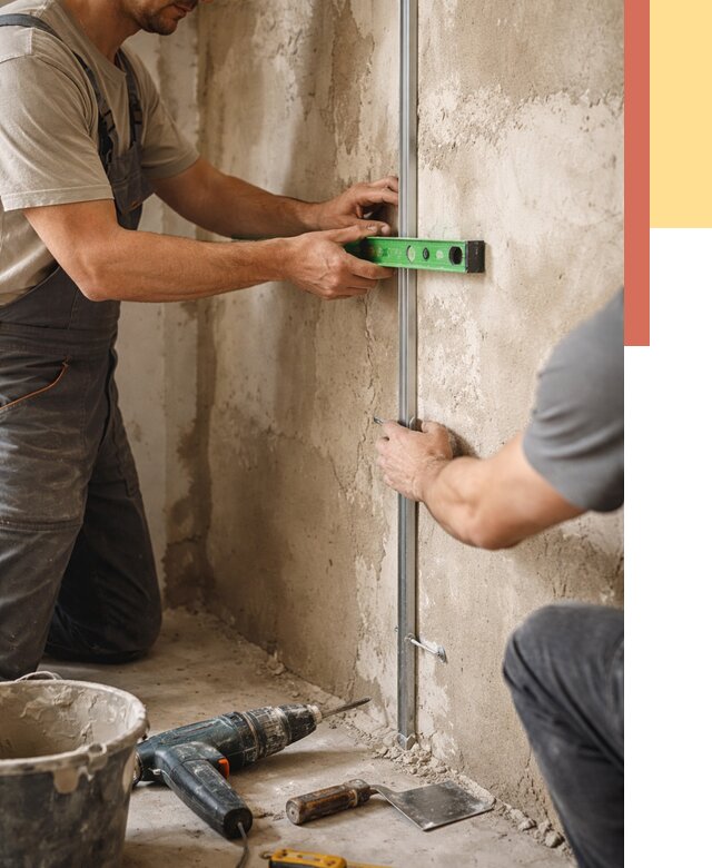 Установка штукатурных маяков в Большом Камне от 7099 руб. — быстро и недорого | ОТДЕЛОЧНИК-Бль