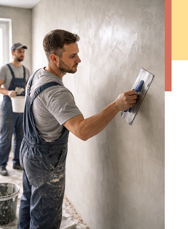 Глянцевание штукатурки стен в Большом Камне от 7606 руб. — услуги и затирка | ОТДЕЛОЧНИК-Бль