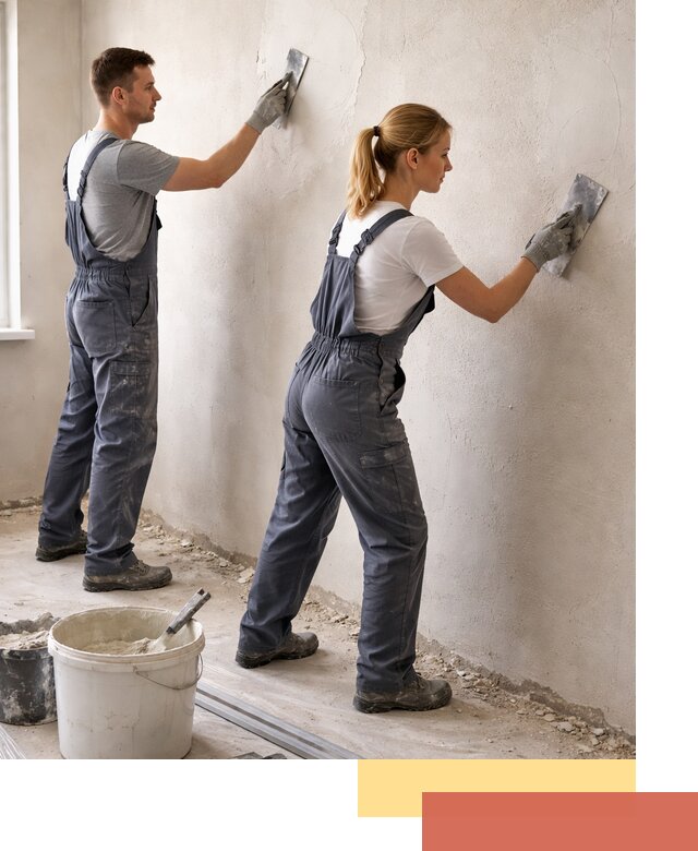 Штукатурка стен под обои в Большом Камне профессионально и быстро