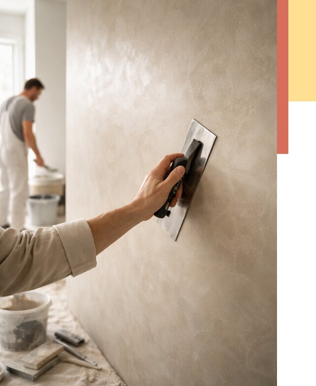 Венецианская штукатурка в Большом Камне от 3549 руб/м² — нанесение стен под ключ | ОТДЕЛОЧНИК-Бль