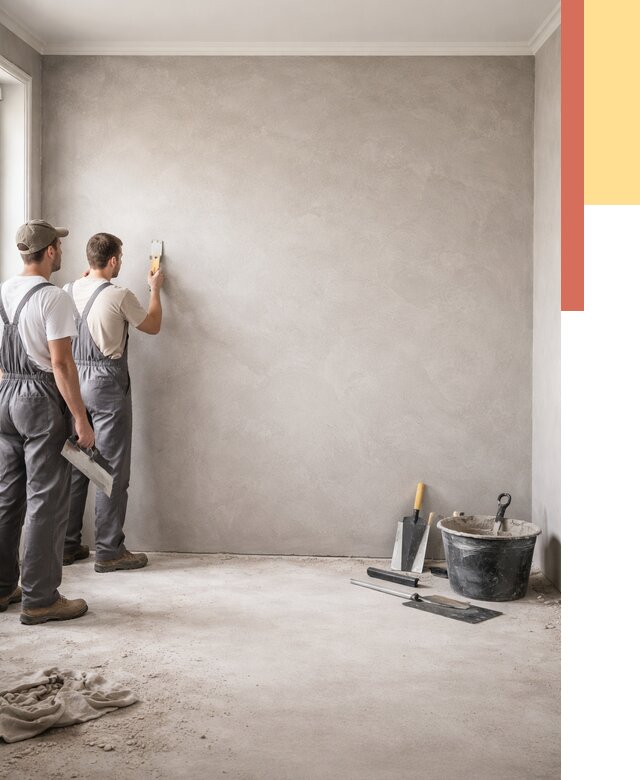 Микробетон на стены в Большом Камне от 1268 руб. — нанесение и отделка | ОТДЕЛОЧНИК-Бль