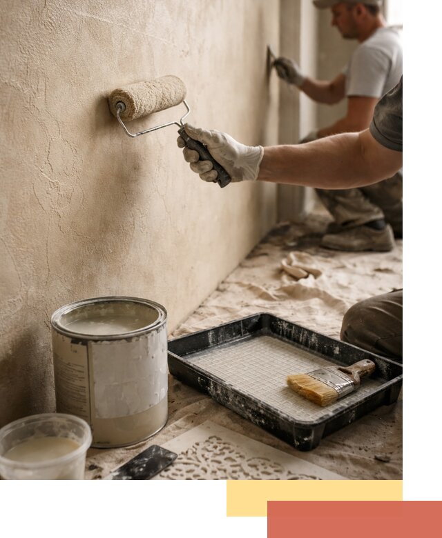 Лессирующая краска для декоративной отделки в Большом Камне