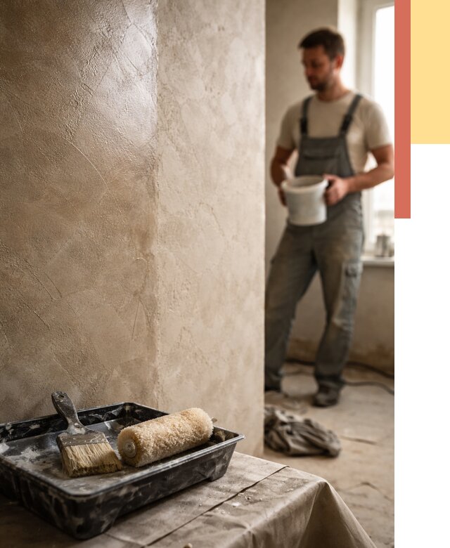 Нанесение воска на штукатурку в Большом Камне от 3549 руб. | Услуги ОТДЕЛОЧНИК-Бль