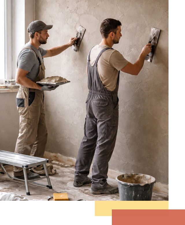 Ремонт декоративной штукатурки и восстановление фактуры в Большом Камне