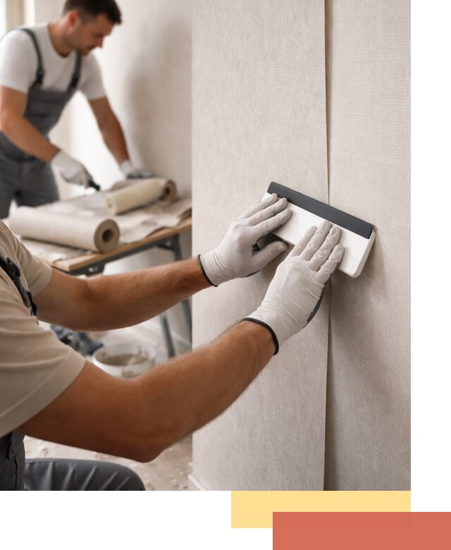 Поклейка обоев под покраску в Большом Камне профессионально и быстро