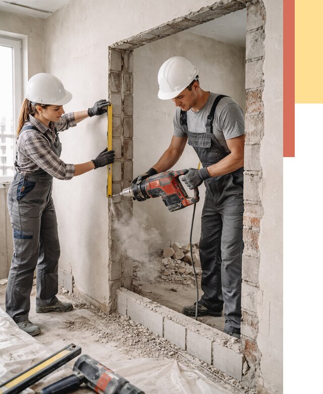 Создание проемов в стенах в Большом Камне от 6592 руб. — алмазная резка и расширение | ОТДЕЛОЧНИК-Бль