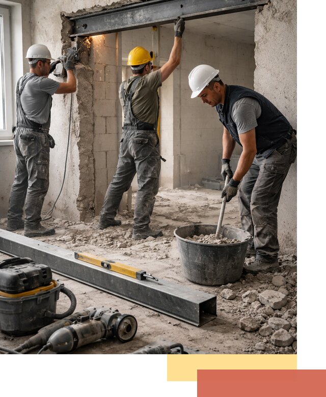 Создание проемов в стенах и несущих конструкциях в Большом Камне