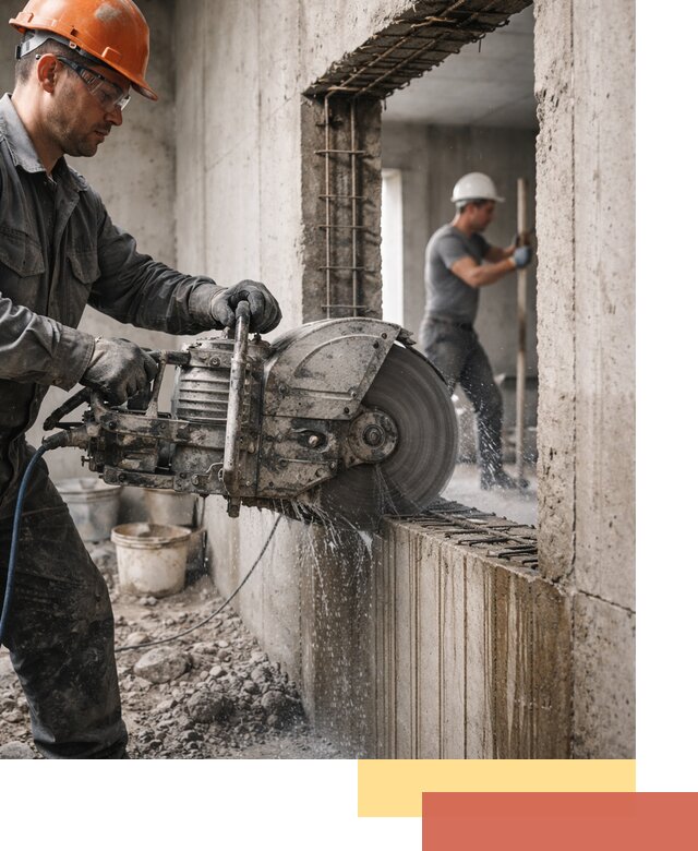 Алмазная резка проемов в Большом Камне быстро и точно