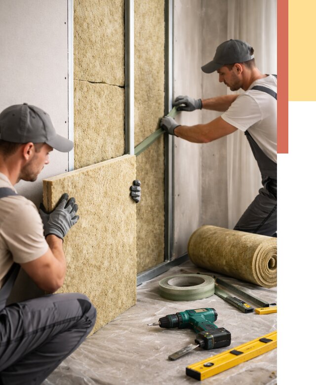 Шумоизоляция стен в Большом Камне под ключ от 1876 руб. | ОТДЕЛОЧНИК-Бль