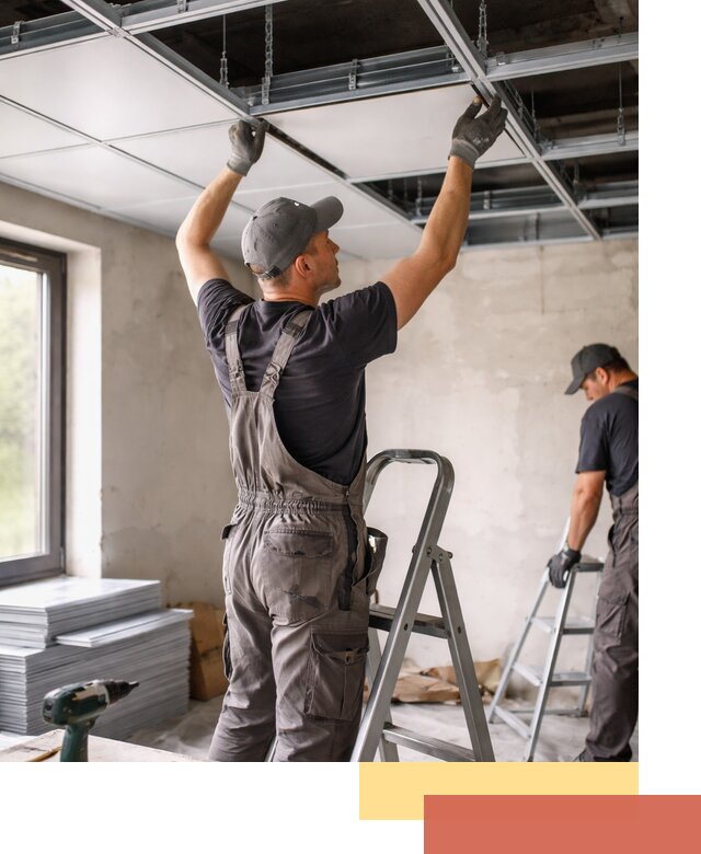 Монтаж кассетного потолка в Большом Камне качественно и быстро