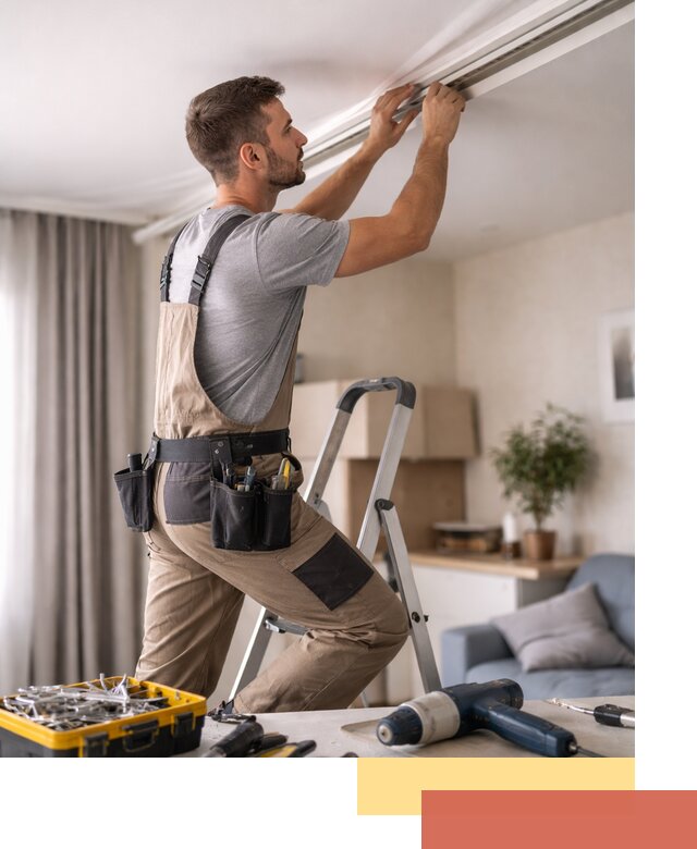 Ремонт натяжных потолков в Большом Камне — качественно и оперативно