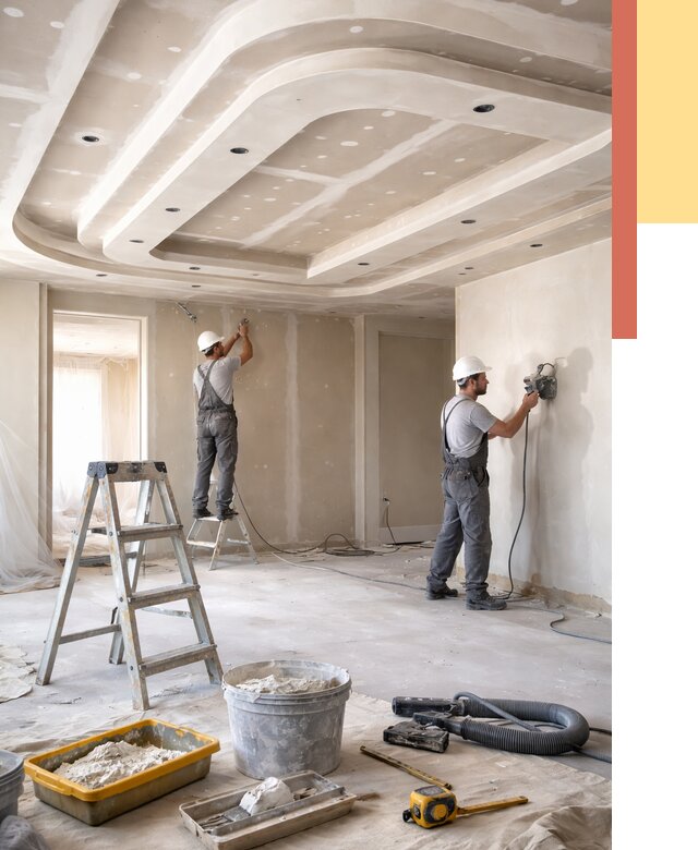 Многоуровневый потолок из гипсокартона в Большом Камне от 761 руб. под ключ | ОТДЕЛОЧНИК-Бль