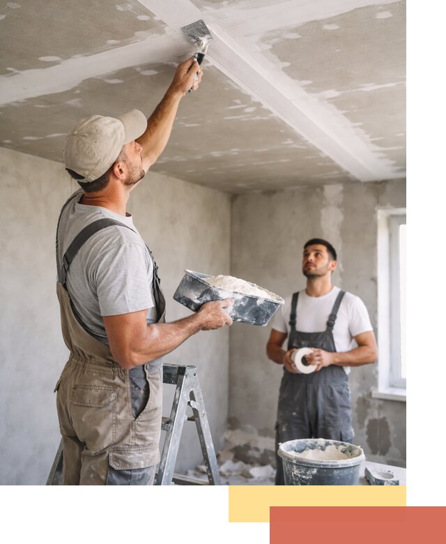 Обработка швов потолка ГКЛ в Большом Камне: качественная заделка и шпатлевка