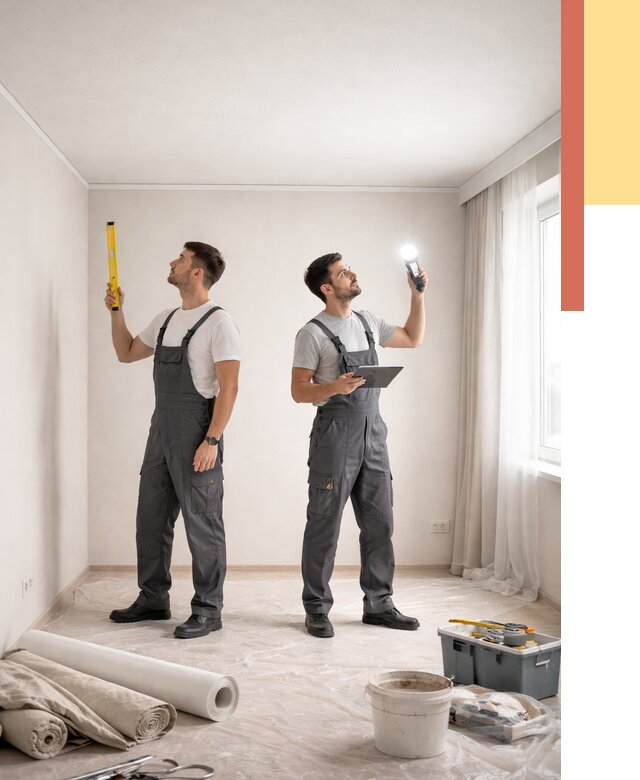 Отделка потолка в Большом Камне недорого от 761 руб/м2 | Услуги ОТДЕЛОЧНИК-Бль