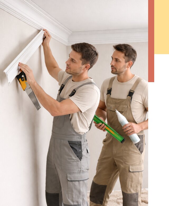 Монтаж потолочного плинтуса в Большом Камне от 2332 руб. — быстро и недорого | ОТДЕЛОЧНИК-Бль