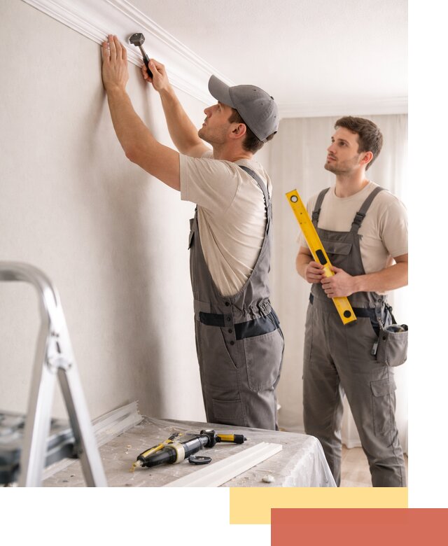 Монтаж потолочного плинтуса в Большом Камне качественно и быстро