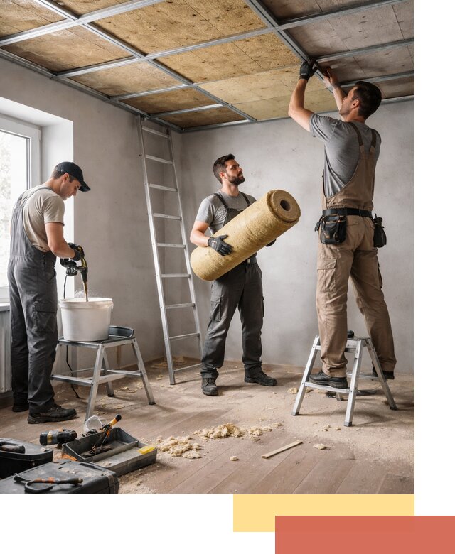 Шумоизоляция потолка в Большом Камне: профессиональный монтаж и отделка